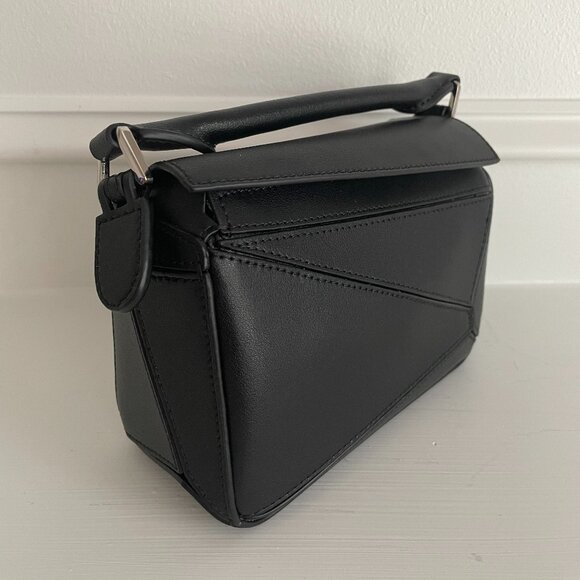 Handbags - MINI STRUCTURED TOP HANDLE BAG - BLACK
